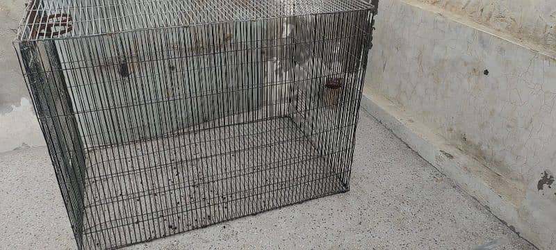 cage for sale 4 fut lambai 2.5 choray rabta num 03267460091 3