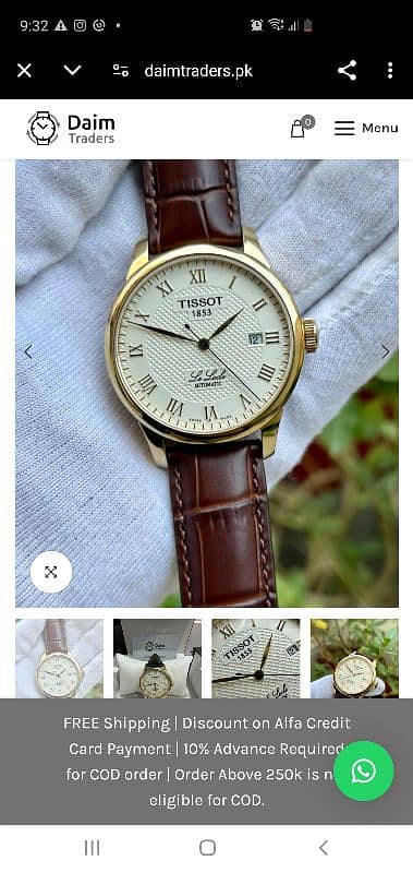 tissot watch 1853 4