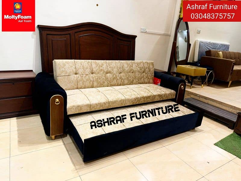 Sofa cum bed/Double cumbed/Sofa/LShape/Combed/Dewan/Double bed/Bed set 6