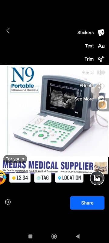 ultrasound machine / MEDAS MEDICAL SUPPLIERS / New year offers 11