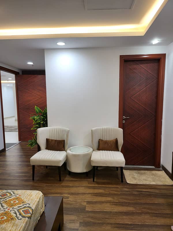 Fully Luxury Furnished 2 Bedroom with maid room For Sale Gold Crest Mall And Residency DHA Phase 4 9