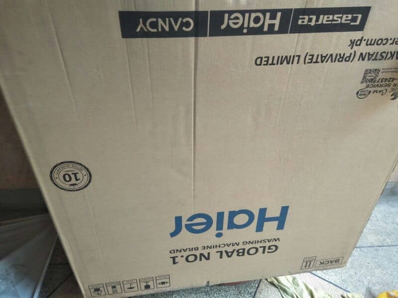 Haier 12 kg semiautomatic brand new machine 2