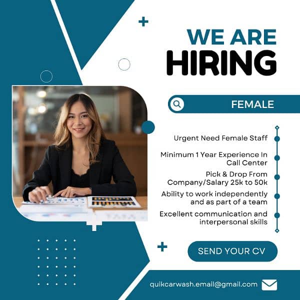 Need of Female Staff 0