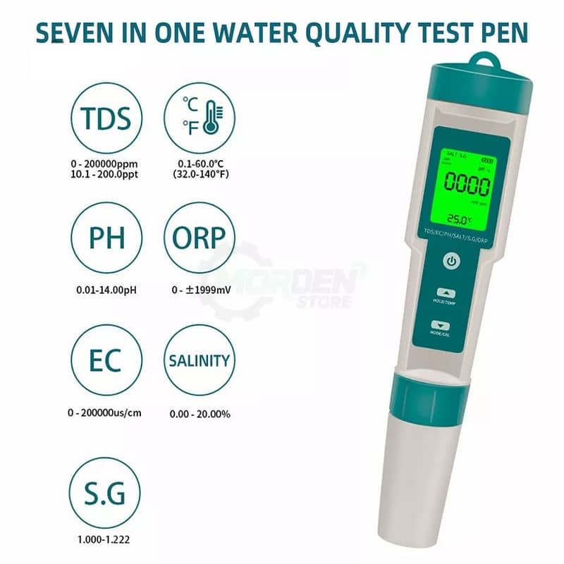 Temp Water Quality Meter Digital Salinity Tester 1