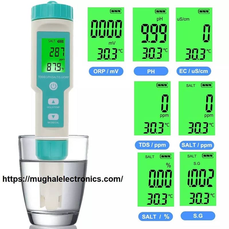 Temp Water Quality Meter Digital Salinity Tester 3