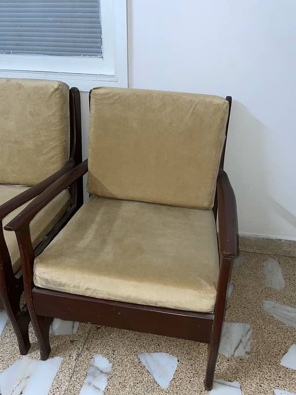 Sofa Set Wooden 3