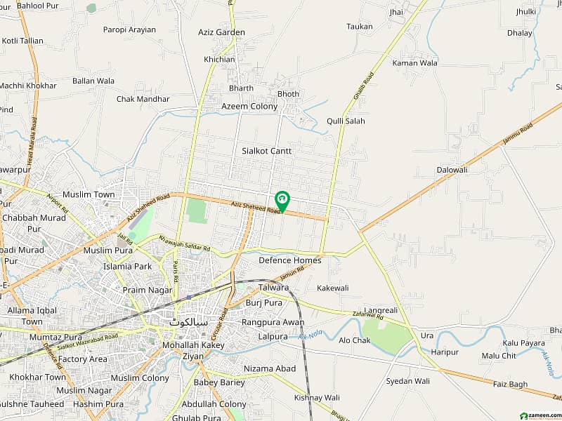 25 Marla Plot For Sale In Premium Location Of Sialkot Cantt 0