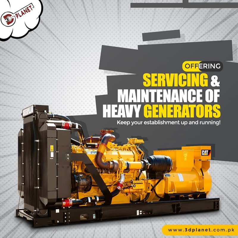 Heavy Power Generator Repair and Maintainance Services in karachi 0