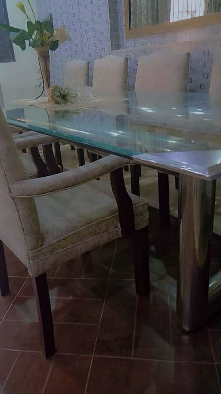 conference table in Heavy glass 2