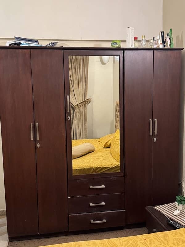 Chocolate Brown, High Quality Wood Cupboard with 3 sides 0