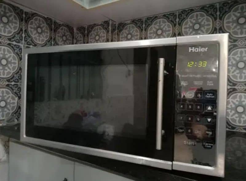 Haier microwave oven brand new condition 1