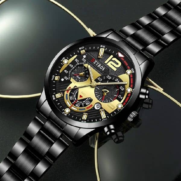 luxury fashion watch stainless steel wristwatch calendar t 0