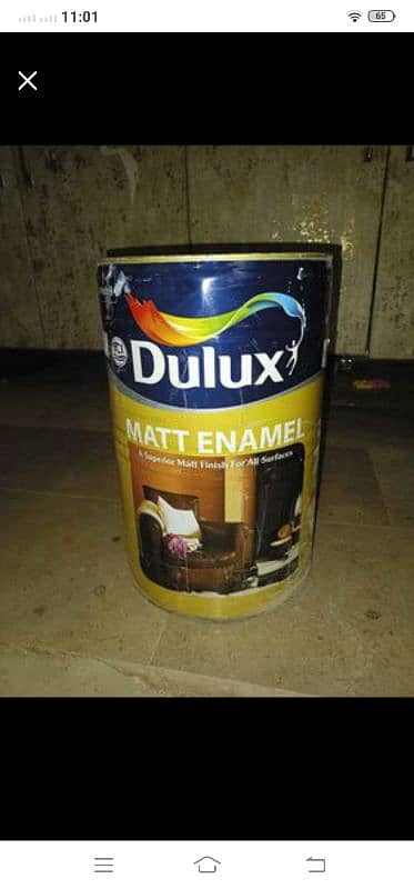 Dulux oil mate paint ash white drum 0