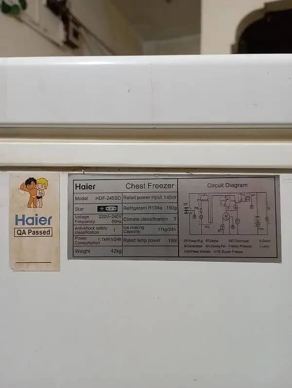 Used Fridge / Haier Deep Freezer / Haier Deep Freezer for Sale 5