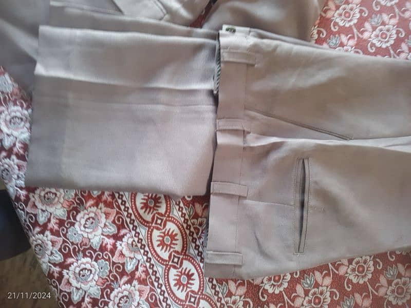 02 pc suit available for sale, only single time used 6