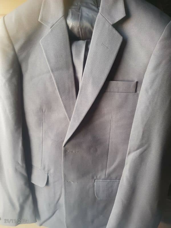 02 pc suit available for sale, only single time used 9