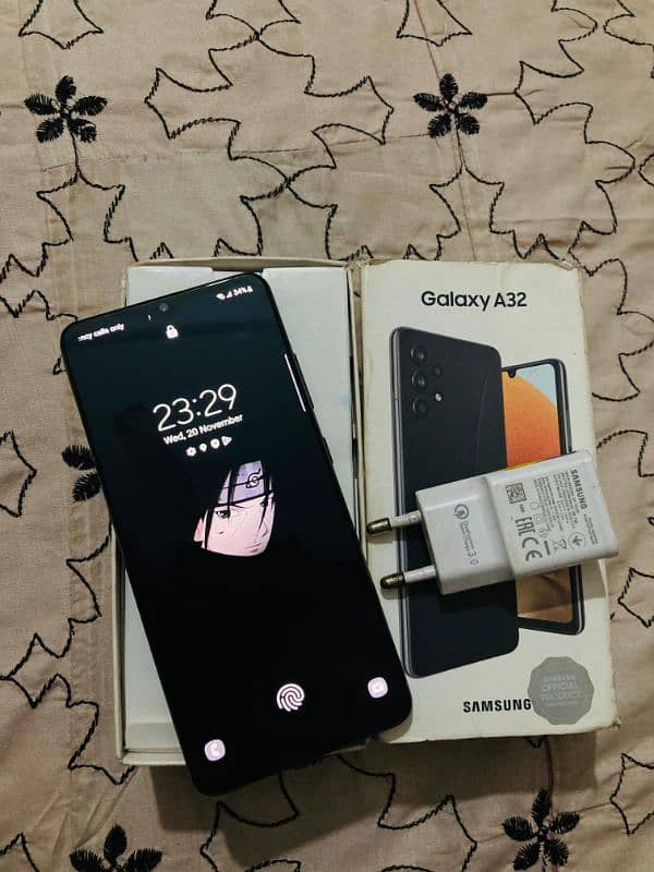 Samsung Galaxy a32 6/128 with complete assacoriese pta oficial aproved 1