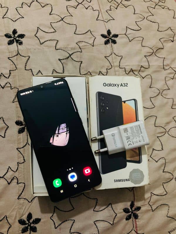 Samsung Galaxy a32 6/128 with complete assacoriese pta oficial aproved 2