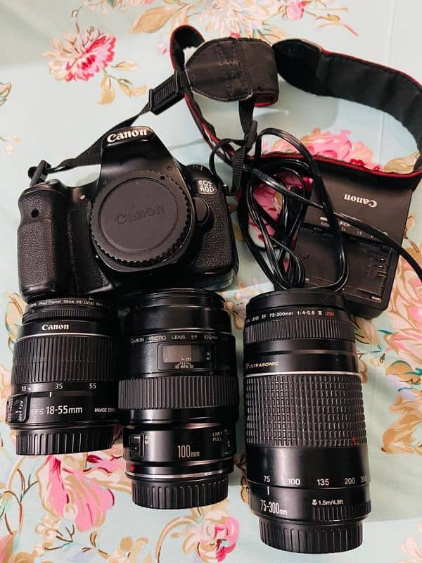 60-D CANON FOR SALE WITH BOX LENS 8