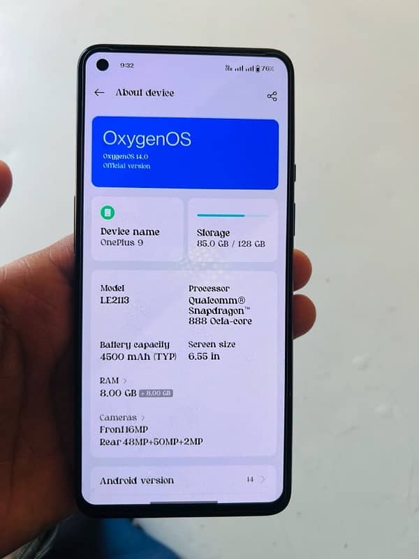 Oneplus 9 Dual Global 8/128 7