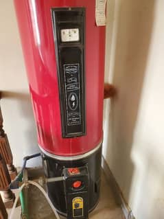 35 gallons, gas geyser