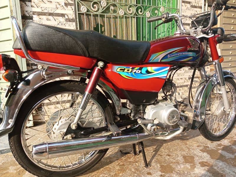 Honda cd 70 2024 model 7