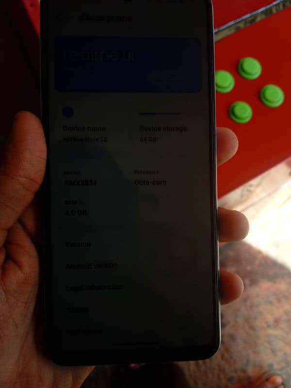 realme note 50 new one month used. with bow charage 1