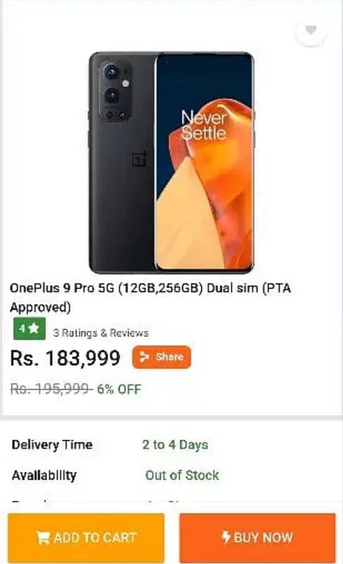 One Plus 9 Pro 12/256 GB Dual approved 3