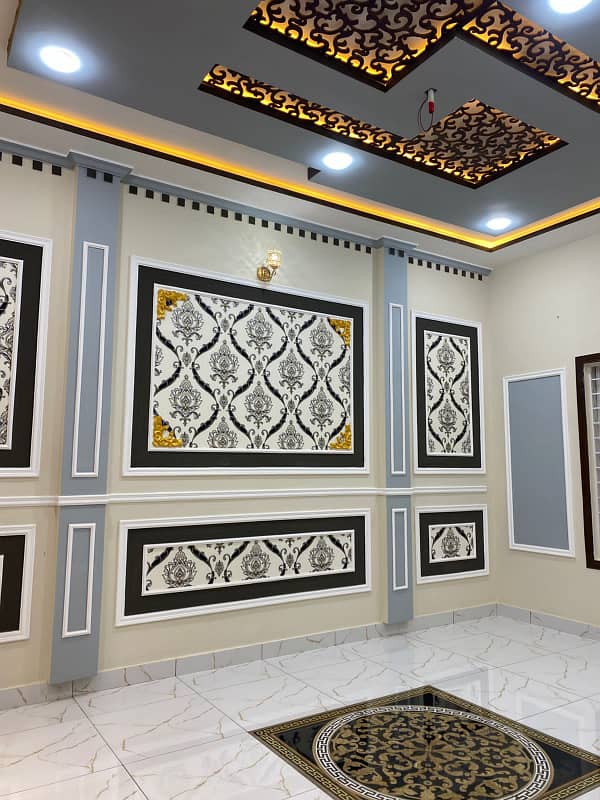 Al Raheem town Rafi qamar road new brand Spanish 5 Marly proper double story house for sale 1