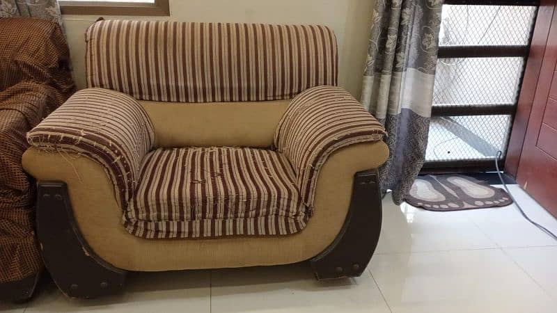 Seven Seater Sofa Set with Center Table 3