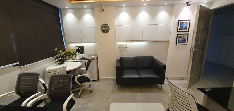 FURNISHED OFFICE FOR RENT AT MAIN MUNAWAR CHOWRANGI 9