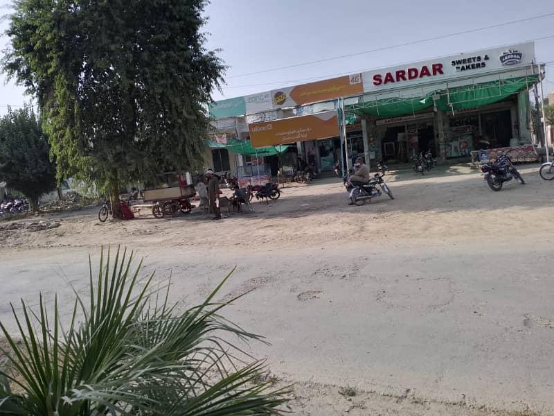 1 Kanal Commercial shop for sale on Main Govt. Comprehensive School chowk Sahiwal. 1