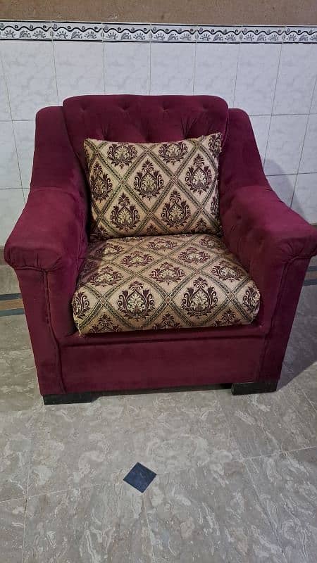 5 Seater Sofa Set-pure akhrot wood 2