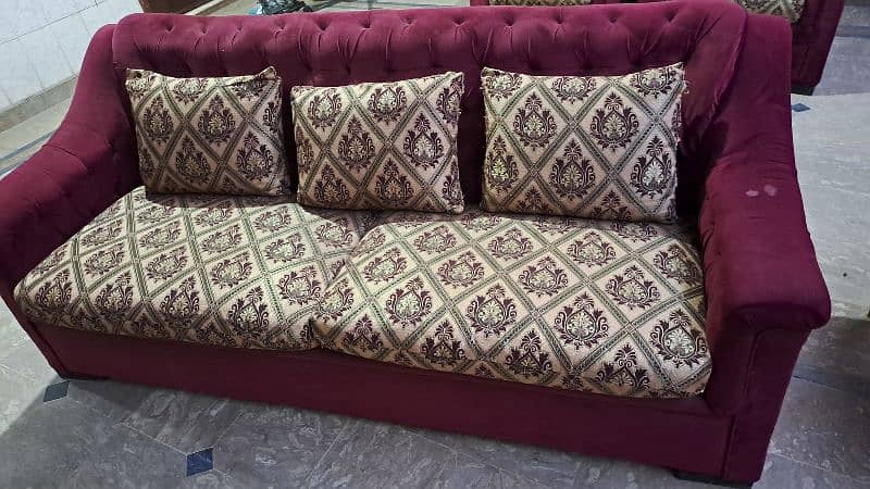 5 Seater Sofa Set-pure akhrot wood 3