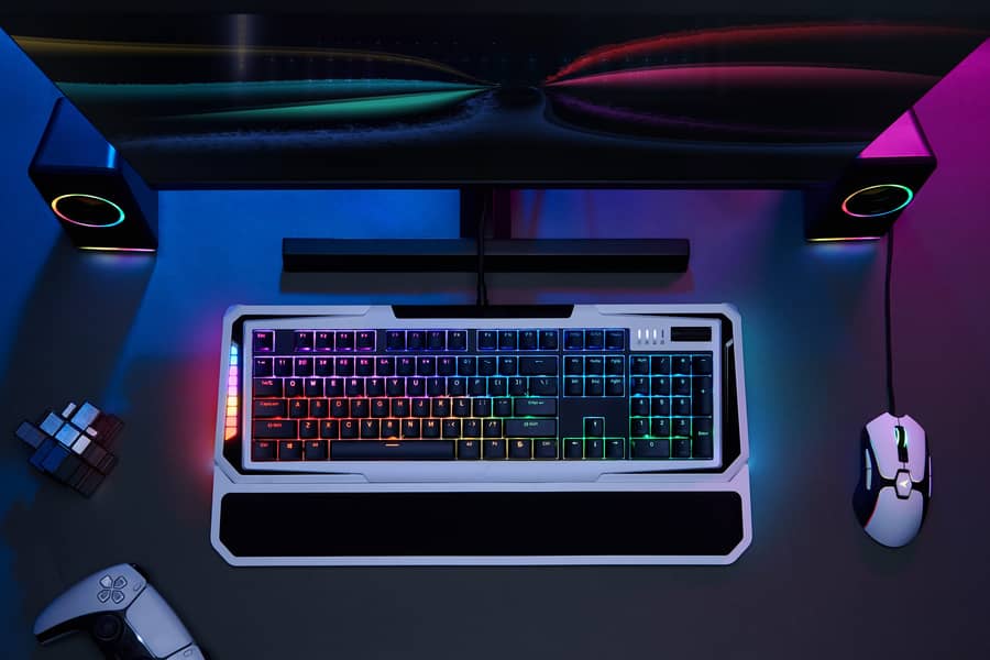 New RGB Gaming Mechanical Keyboard Red, Blue, Black, Brown Switches 0