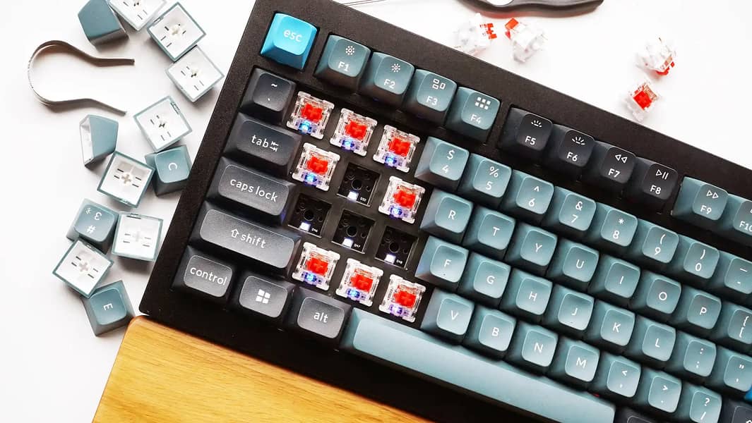 New RGB Gaming Mechanical Keyboard Red, Blue, Black, Brown Switches 5