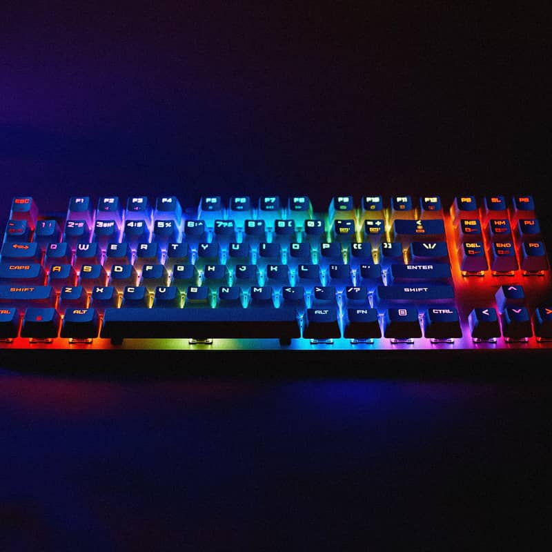 New RGB Gaming Mechanical Keyboard Red, Blue, Black, Brown Switches 9