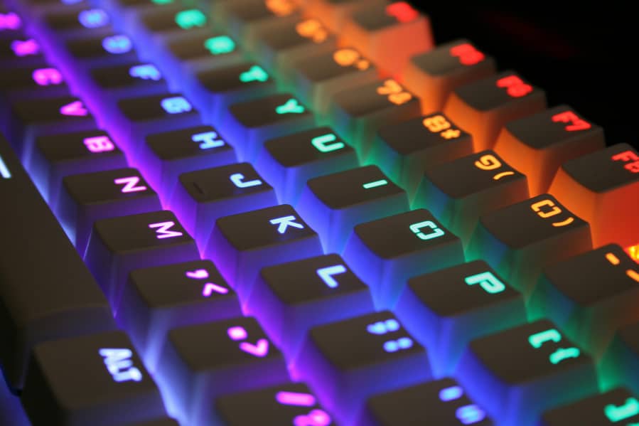 New RGB Gaming Mechanical Keyboard Red, Blue, Black, Brown Switches 11