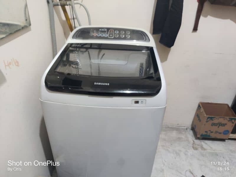 Samsung 11 kg fully atomatic machine hot and cold water duel function 0