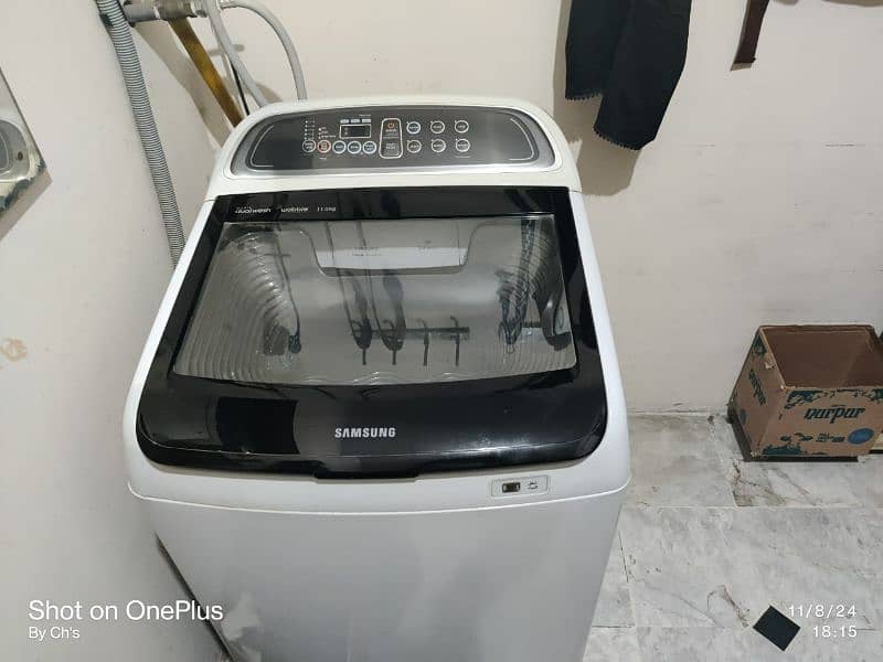 Samsung 11 kg fully atomatic machine hot and cold water duel function 1