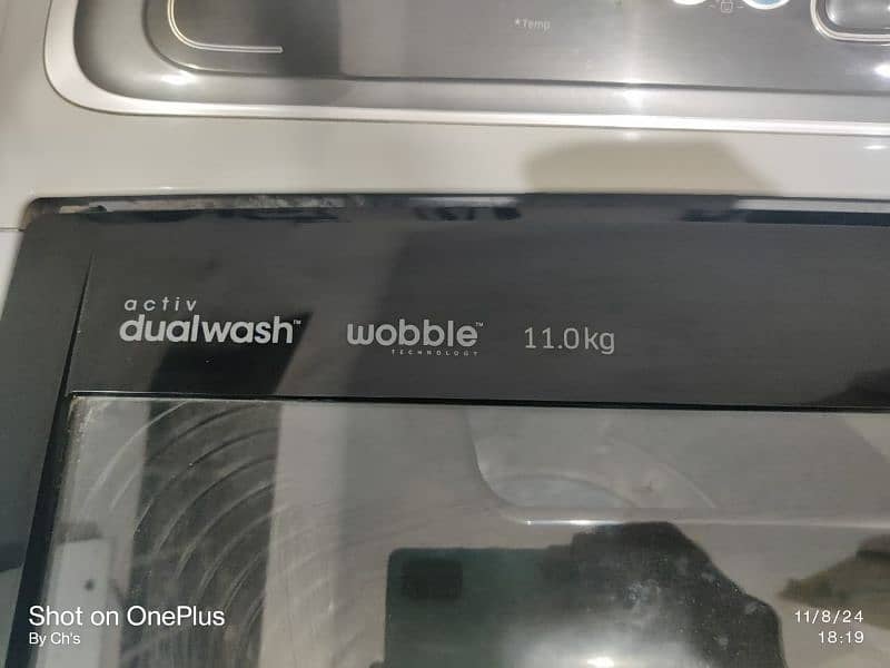 Samsung 11 kg fully atomatic machine hot and cold water duel function 5