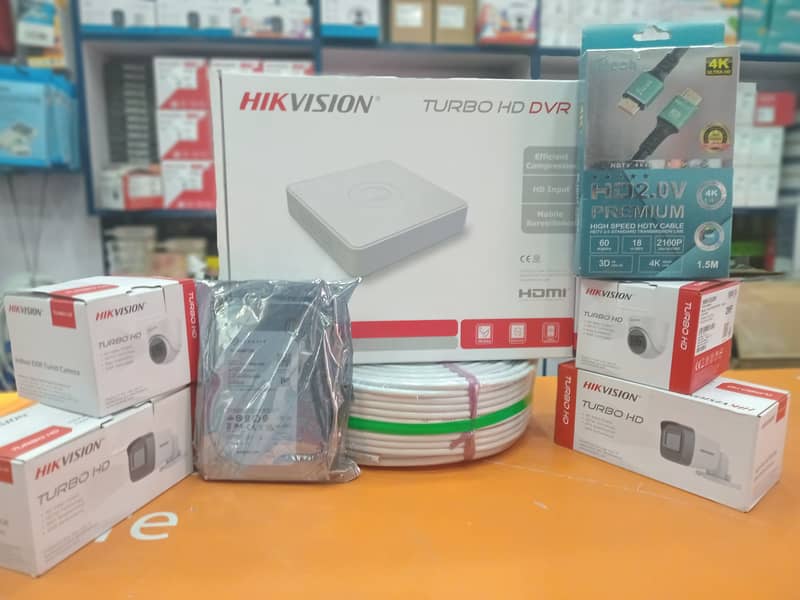 cctv | 4 cameras package | hikvision | Security cameras | night vision 1