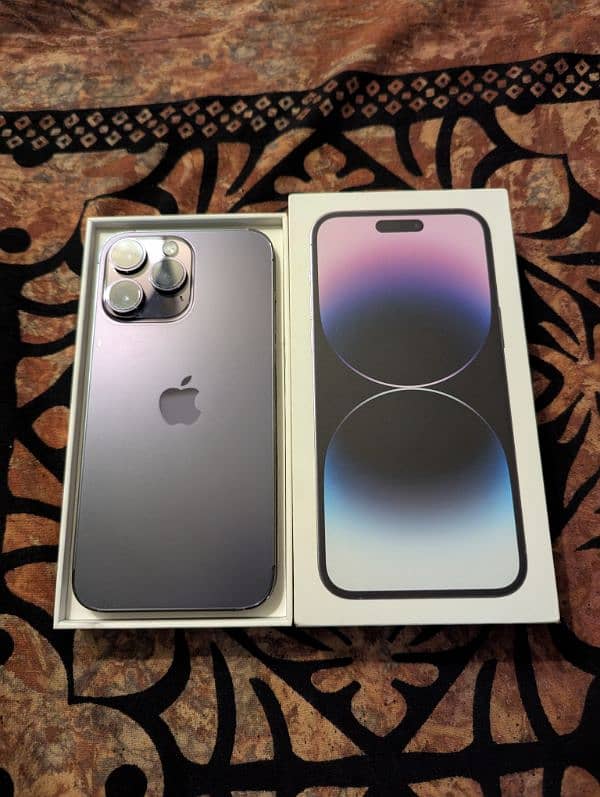 iphone 14 pro max 128gb jv with box and charger 9