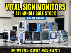 Vital Sign Monitors and Cardiac Monitors Imported - Wholesale