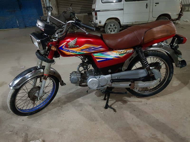 honda cd 70cc 2015 ka 12 month Karachi number 0