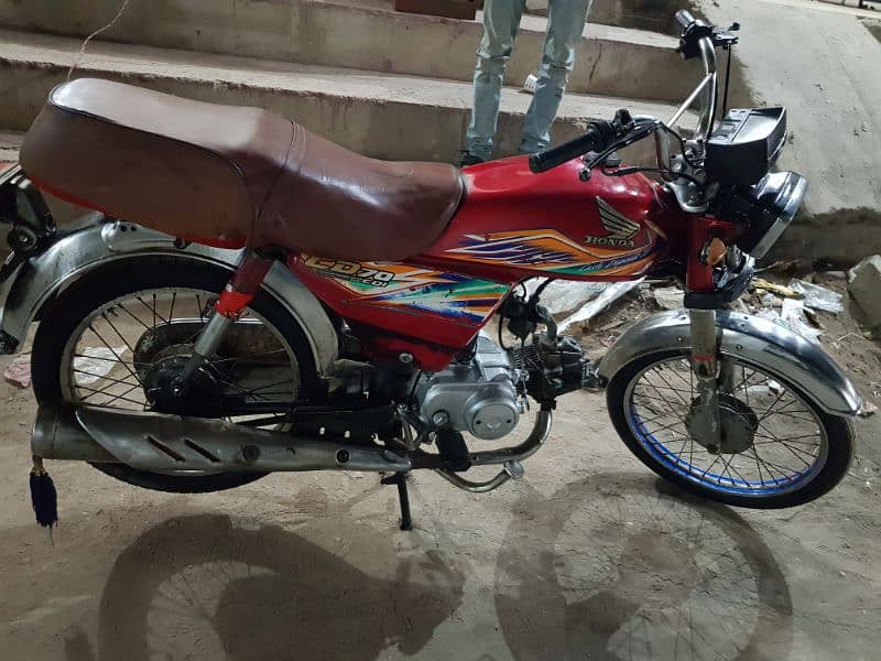 honda cd 70cc 2015 ka 12 month Karachi number 1