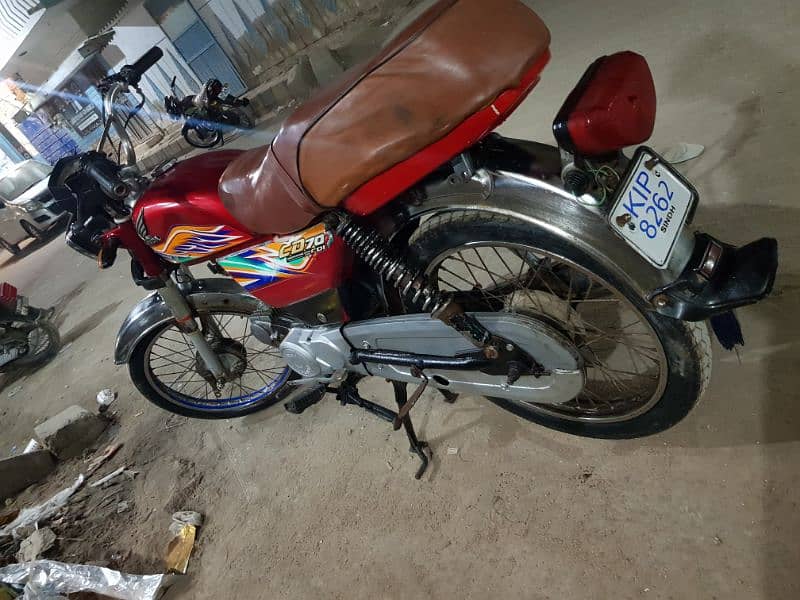 honda cd 70cc 2015 ka 12 month Karachi number 4