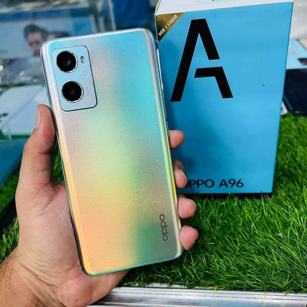 Oppo A96 8+8/128GB Official PTA Approved Fresh WaterPack Phone 0