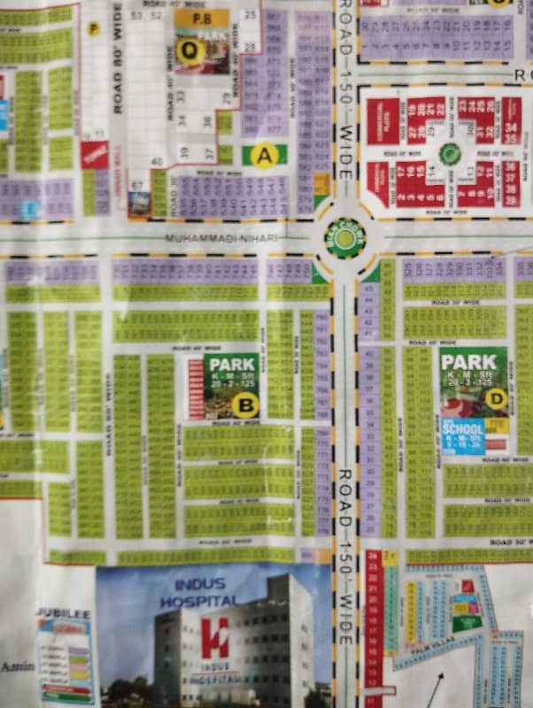 kanal plot corner 150 ft sami commercial for sale in jubilee town Lahore 0