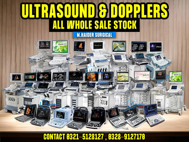 Ultrasound Machine & Dopplers imported Refurbrished & New 0